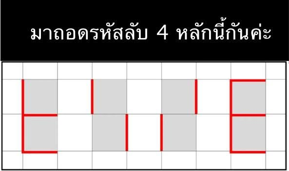 ทายรหัส 4 หลัก